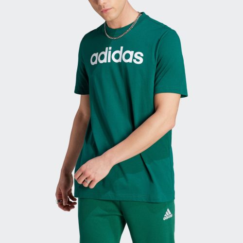 adidas Sportswear sport T-shirt groen/wit