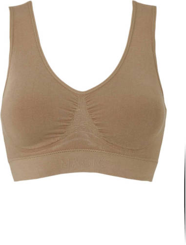 MAGIC Bodyfashion bh zonder beugel Comfort Bra Bamboo donkerbeige