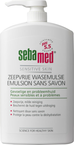 Sebamed zeepvrije wasemulsie met doseerpomp - 1000 ml