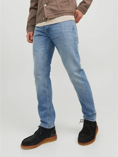 Jack & Jones JEANS INTELLIGENCE tapered fit jeans JJIMIKE JJORIGINAL blue denim