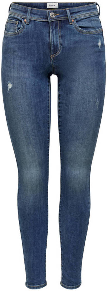 Only skinny jeans Wauw met biologisch katoen blauw