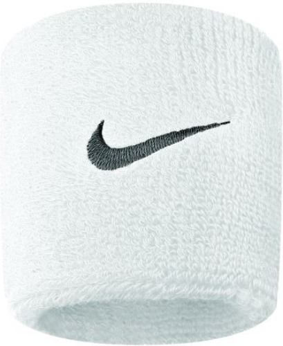 Nike polsband Swoosh - set van 2 wit