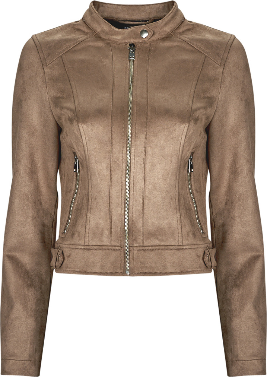 Leren Jas VERO MODA  VMJOSE MARI SHORT FAUX SUEDE JACKET BOOS
