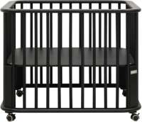 Bopita Box Caro incl. Wielen - 83x83 cm. - Zwart