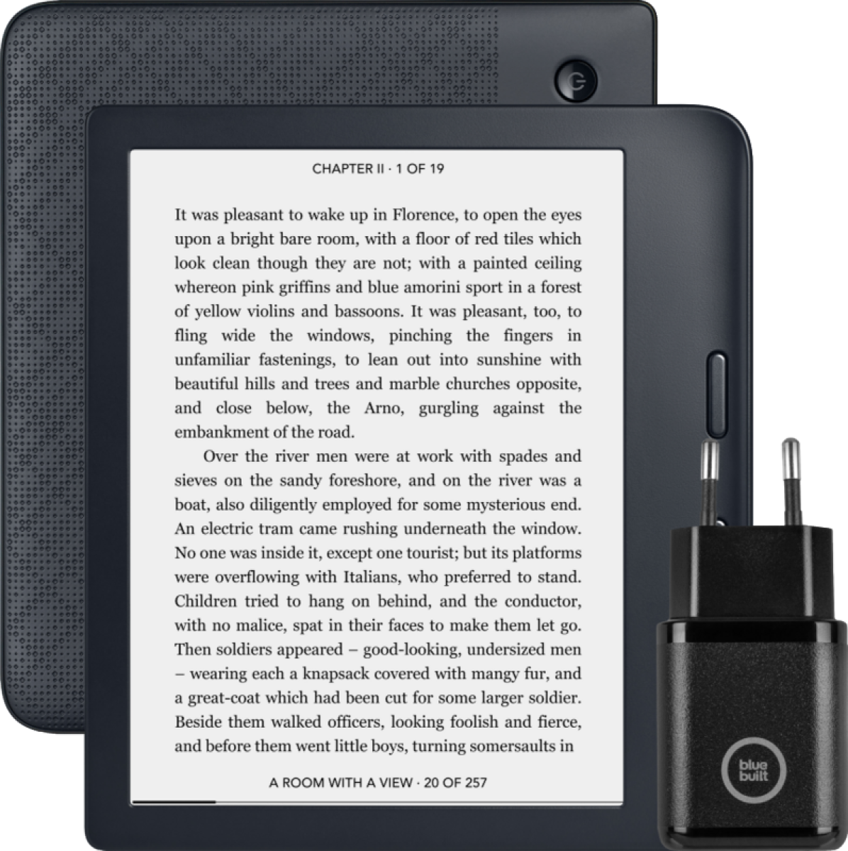 Kobo Libra 2 Zwart + BlueBuilt Oplader