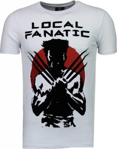 T-shirt Korte Mouw Local Fanatic  Flockprint
