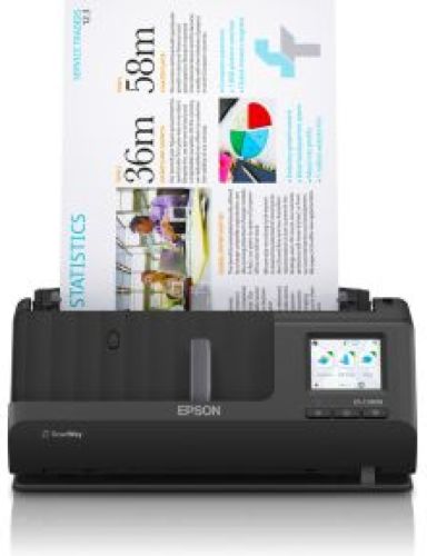 Epson ES-C380W Scanner met ADF + invoer voor losse vellen 600 x 600 DPI A4 Zwart