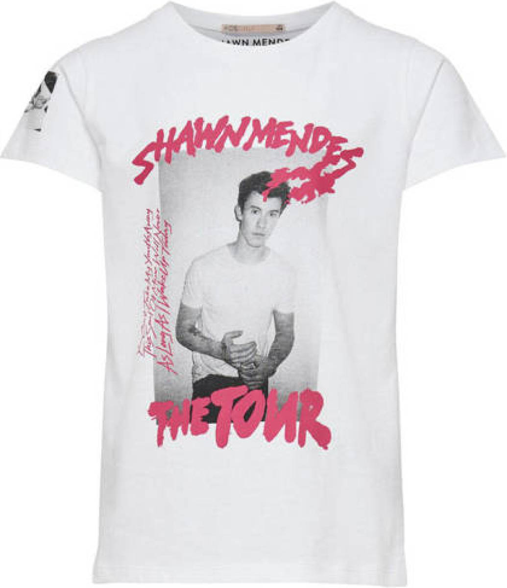 Only T-shirt van biologisch katoen wit