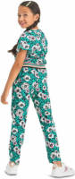 Vingino gebloemde jumpsuit groen
