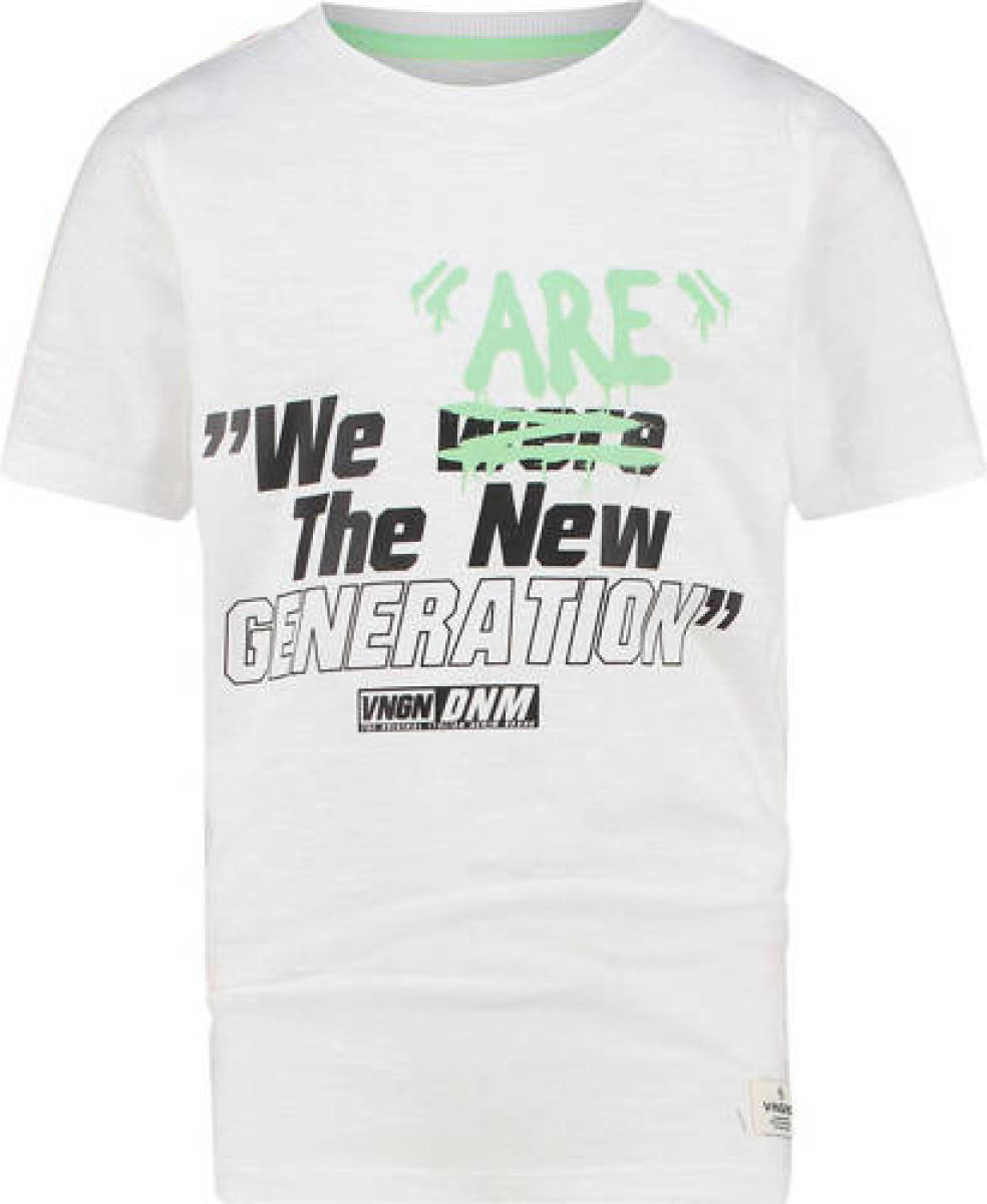 Vingino T-shirt met tekst wit