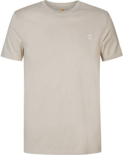 Timberland T-shirt van biologisch katoen off white