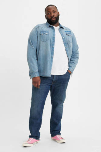 Levi's Big and Tall slim fit jeans 511 Plus Size med indigo - worn in