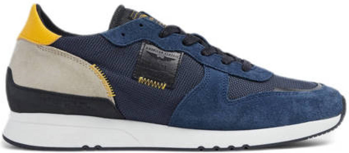 PME Legend Orville suède sneakers donkerblauw