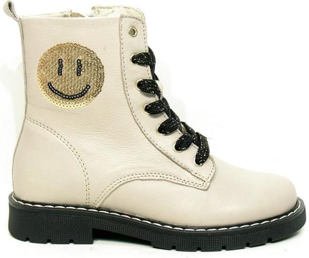 Kipling leren veterboots taupe