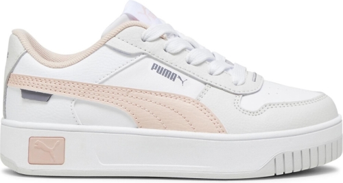 Puma Carina Street leren sneakers wit/roze