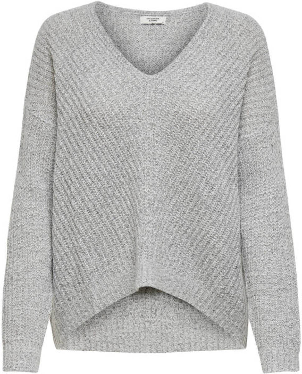 Only V-hals Gebreide Trui Dames White