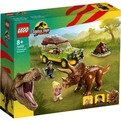 LEGO Jurassic World Triceratops onderzoek 76959