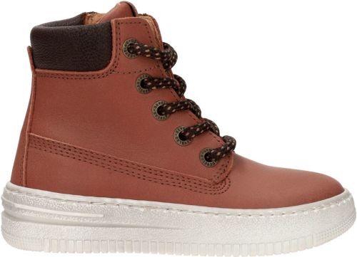 Develab leren enkelboots cognac