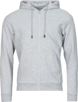 Jack & Jones ESSENTIALS sweatvest JJEBRADLEY grijs melange