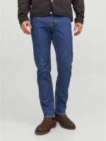 Jack & Jones JEANS INTELLIGENCE tapered fit jeans JJIMIKE JJORIGINAL AM 386 blue denim