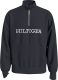 Tommy hilfiger Sweater met opstaande kraag, halve rits