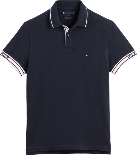 Tommy hilfiger Polo met korte mouwen in tricot