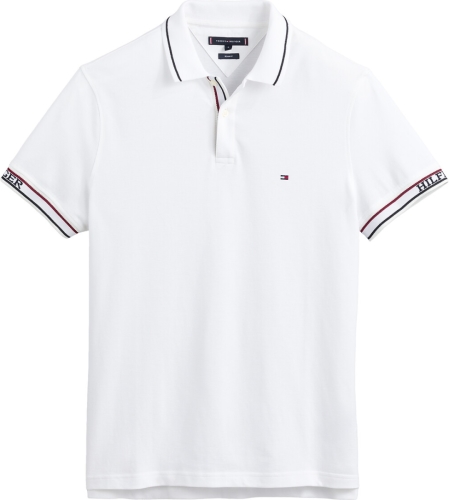 Tommy hilfiger Polo met korte mouwen in tricot