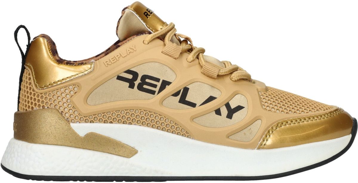 Replay Maze Sneaker Meisjes Goud