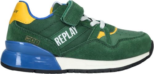 Replay Shoot JR Klittenband Sneaker Jongens Groen/Multi