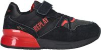 Replay Shoot JR Klittenband Sneaker Jongens Zwart