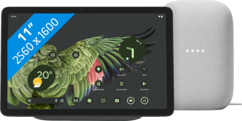 Google Pixel Tablet 128GB Wifi Grijs + Nest Audio Chalk
