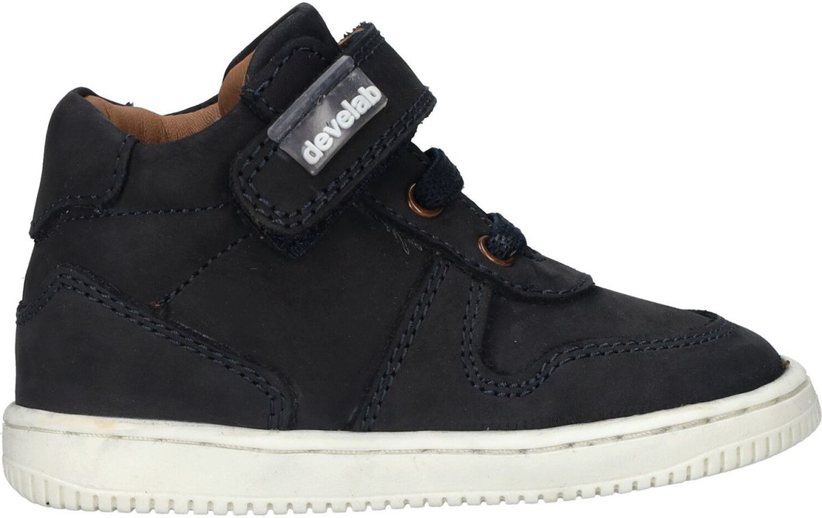Develab First Step Sneaker Jongens Blauw