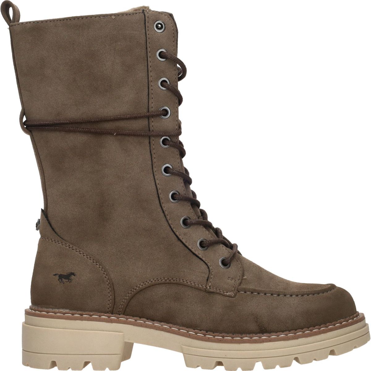 Mustang Veterboot Dames Taupe