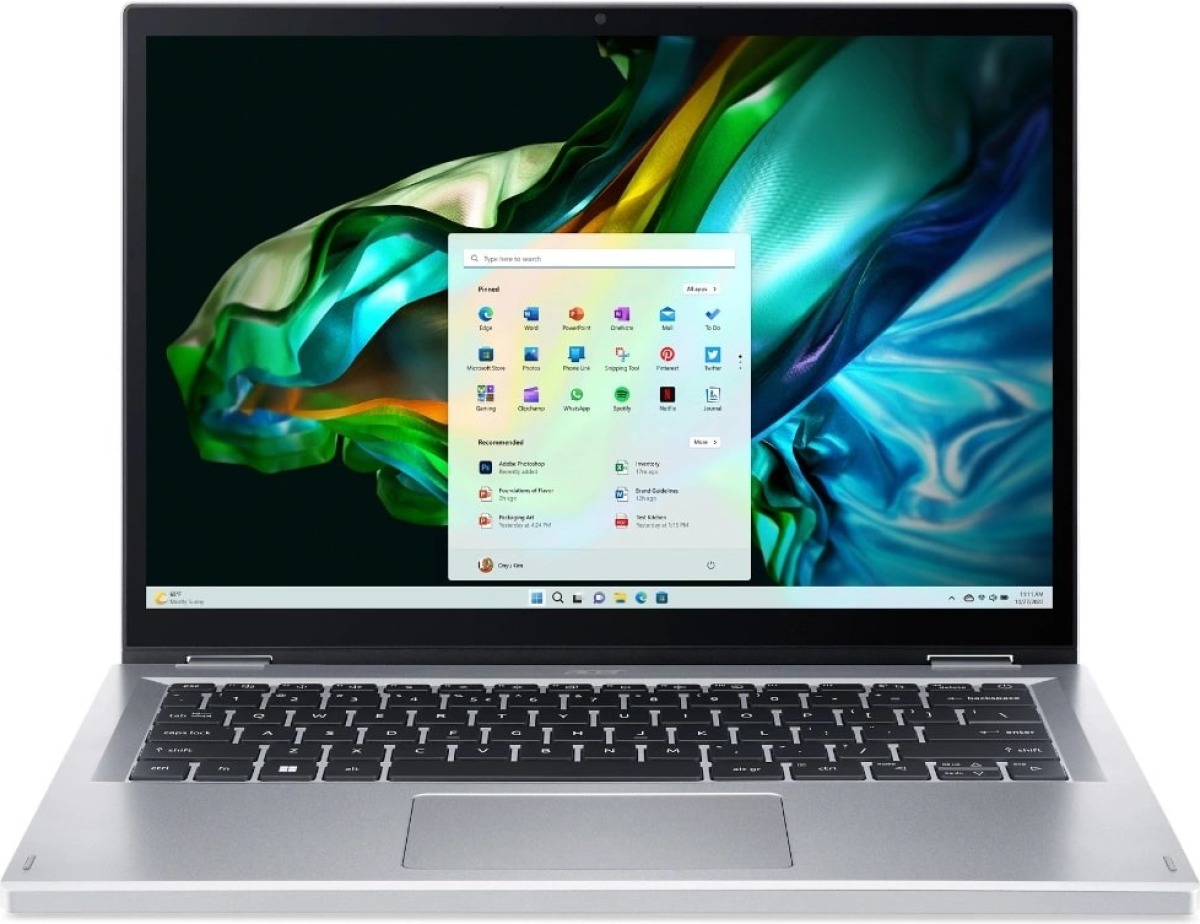Acer Aspire A3SP14-31PT-C6NT N100 Hybride (2-in-1) 35,6 cm (14 ) Touchscreen WUXGA Intel® N 4 GB LPD