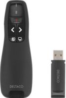 Deltaco WP-001 Draadloze presenter RF Zwart