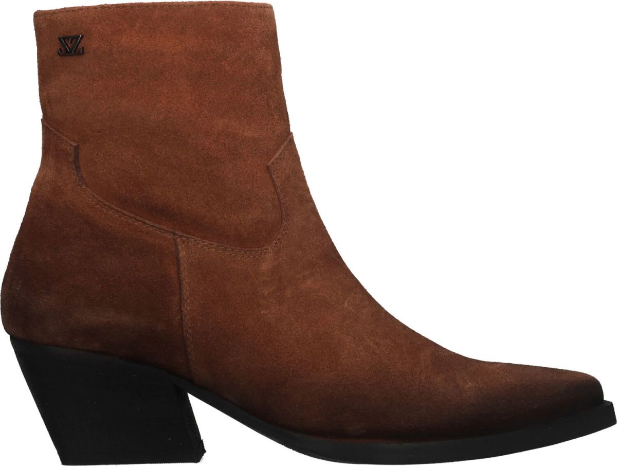 Lazamani Enkellaars Dames Bruin/Cognac