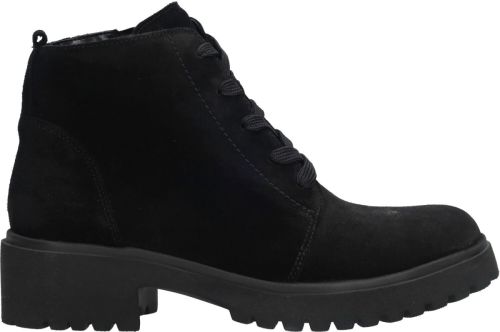 Waldlaufer H-Luise Veterboot Dames Zwart