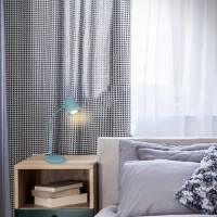 Briloner Tafellamp 7476 met GU10-fitting, duifblauw