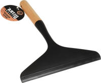 Excellent Houseware Raamwisser - raamtrekker - douchewisser - zwart - pp kunststof - 21 x 20 x 3 cm - Raamwissers