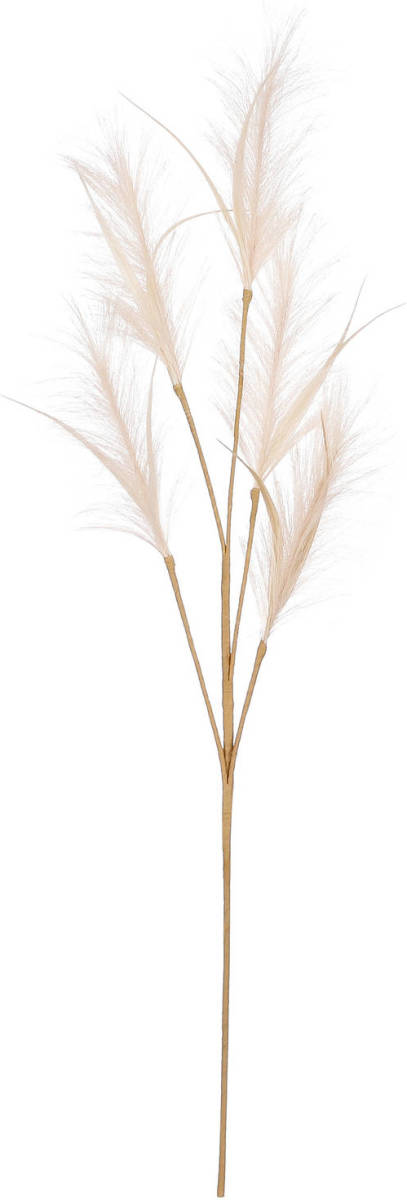 House of seasons A pluimgras losse steel/tak - creme wit - 98 cm - decoratie kunst pluimen - Kunsttakken