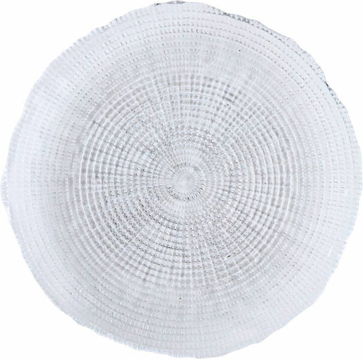 Eetbord Quid Boreal Transparant Glas Ø 21 cm (6 Stuks) (Pack 6x)