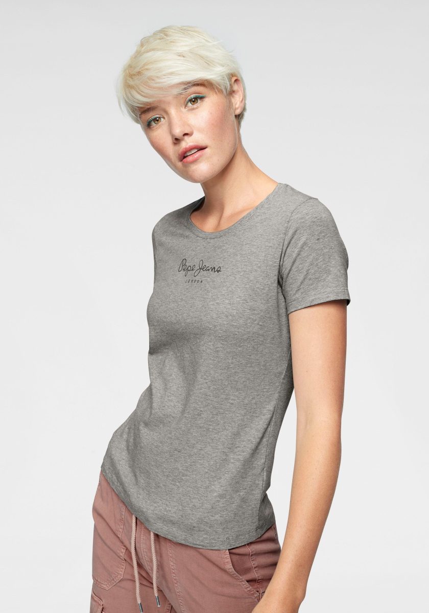 Pepe Jeans T-shirt NEW VIRGINIA met logoprint