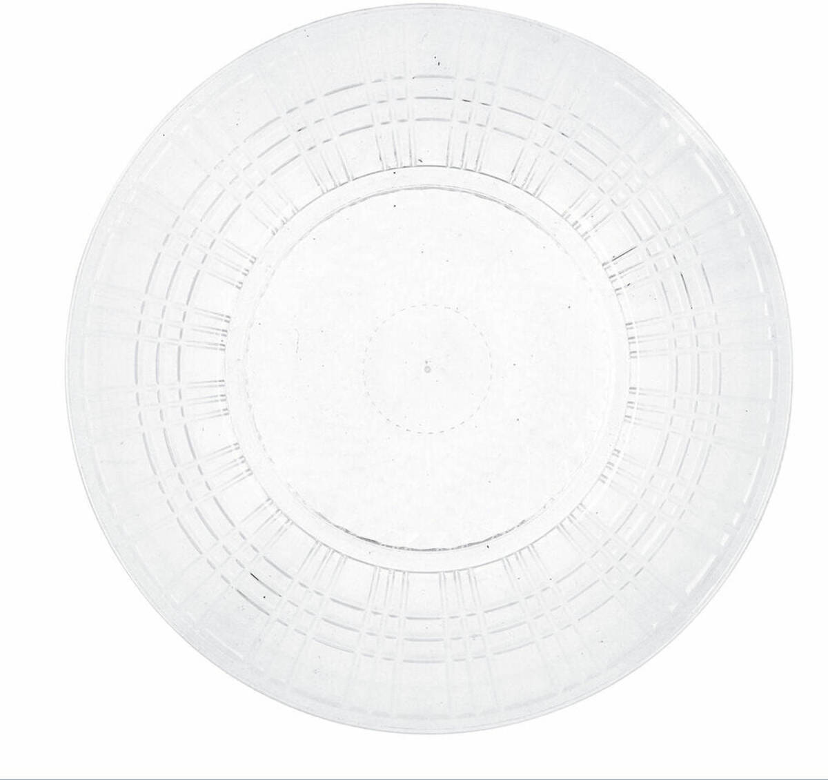 Eetbord Quid Viba Transparant Plastic Ø 26 cm 26 cm (12 Stuks) (Pack 12x)