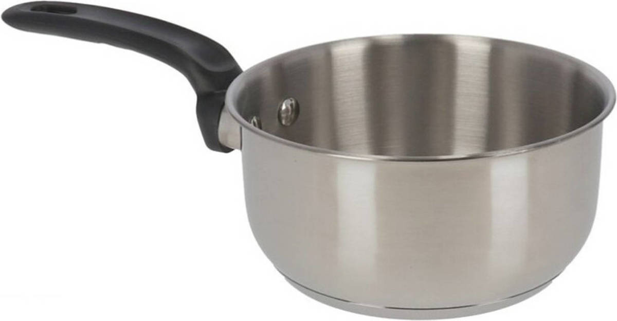 Gerimport Rvs steelpan/sauspan van 14 cm - Steelpannen