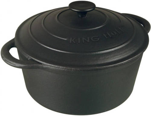 KINGHOFF 2254 kookpan - Ø 24 cm - gietijzer - alle warmtebronnen