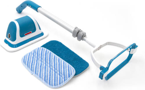 MediaShop Livington MultiScrubber elektrische schrobber - accu-mop voor moeiteloos dweilen, schrobben en boenen