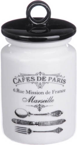 Millimi Cafes de Paris Voorraadpot - 6 x 6 x 12 cm - 160ml