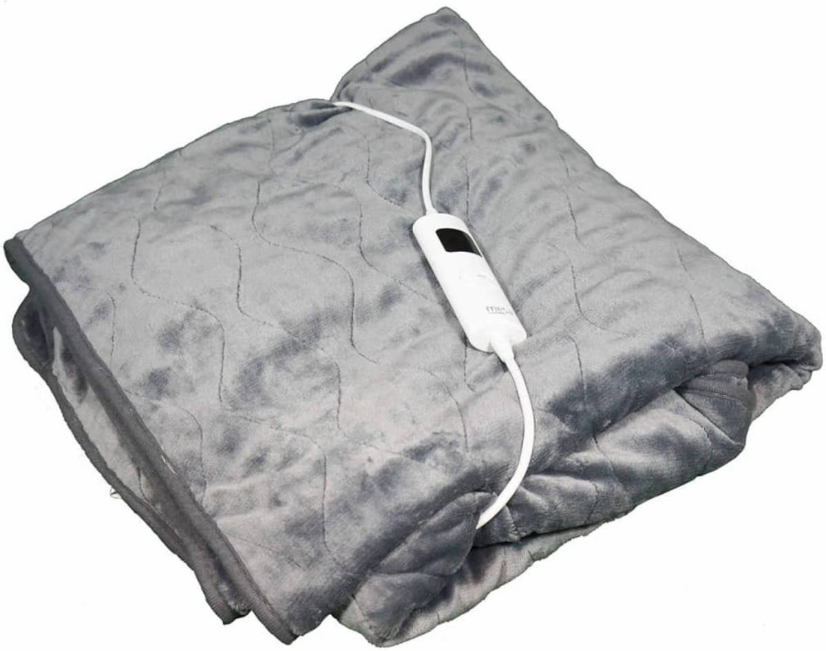 MESA LIVING Elektrische deken 180x130 cm grijs 804.080