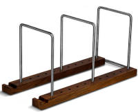 FLOKOO LP Opbergsysteem Zwart met Hout LP Kast LP Houder