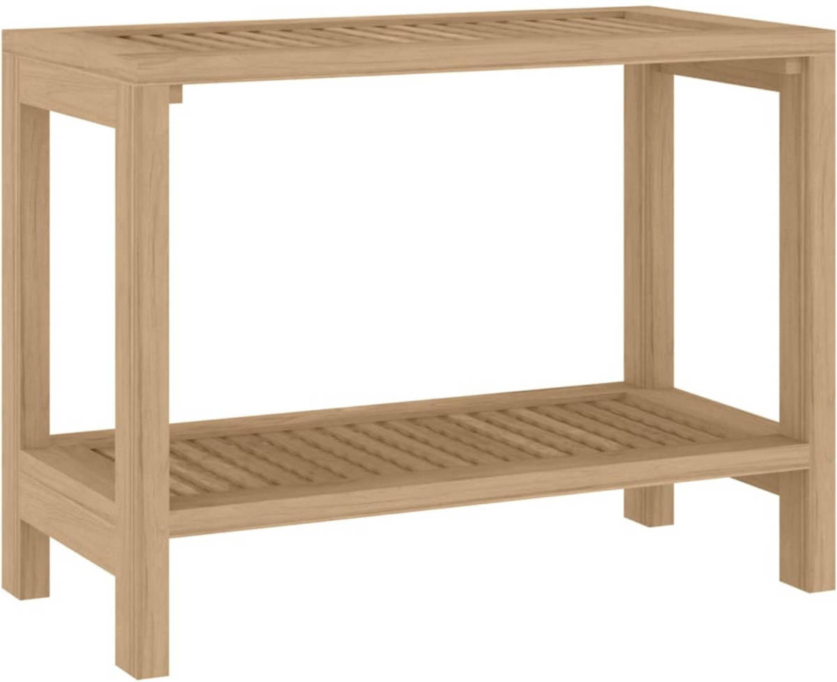 VidaXL Douchekrukje 60x30x45 cm massief teakhout